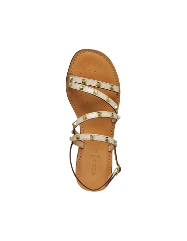 Geox D Maddalusia sandalo basso con borchie